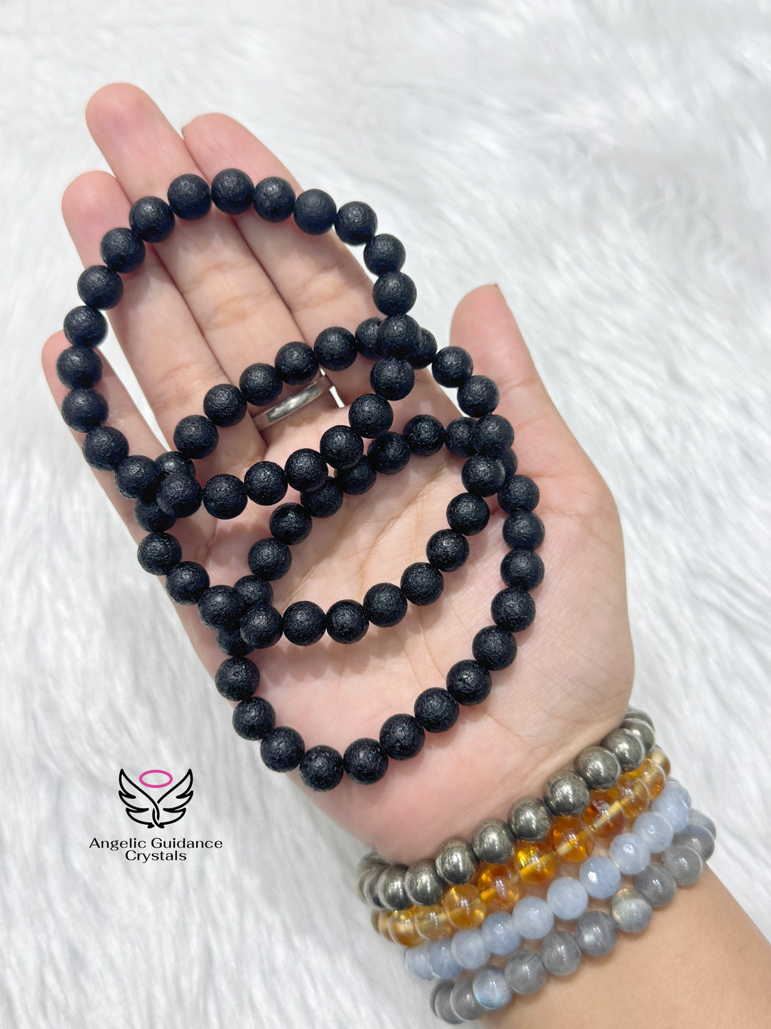 Tibetan Tektite Bracelet 8mm