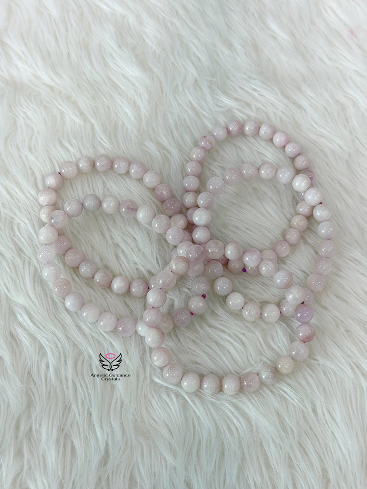 Kunzite Round Bracelet Aa 8mm