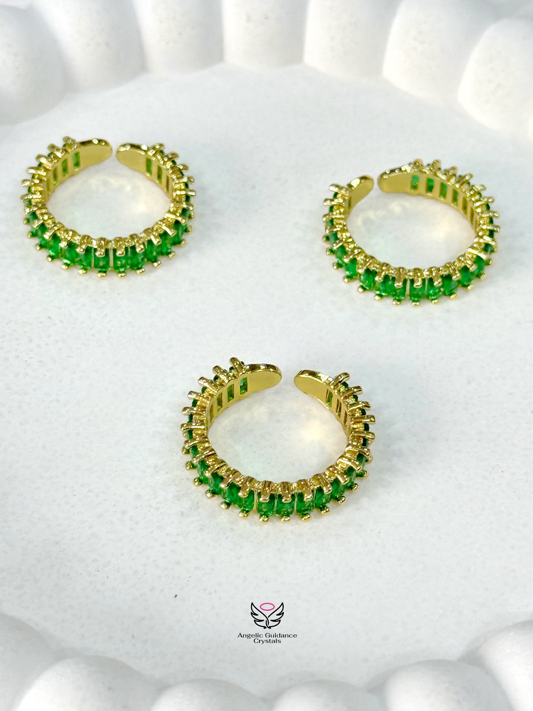 Emerald Anti Tarnish Ring