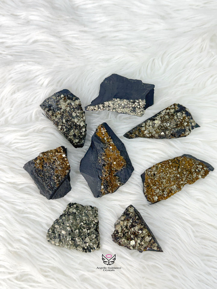 Shungite With Pyrite Rawstone Small