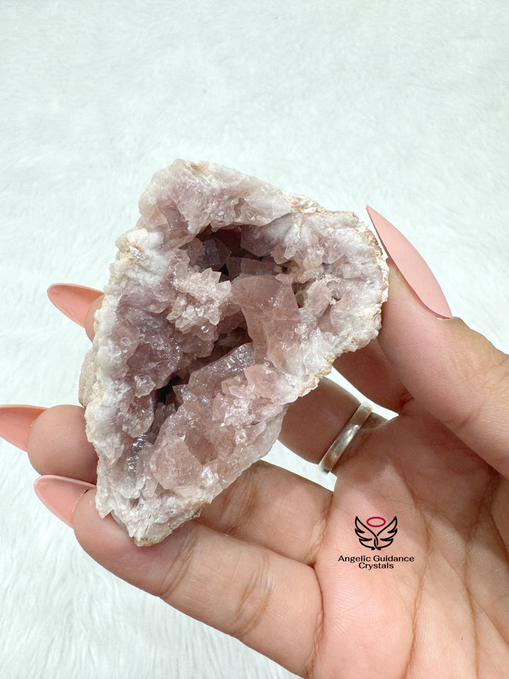 Pink Amethyst Cluster From Argentina