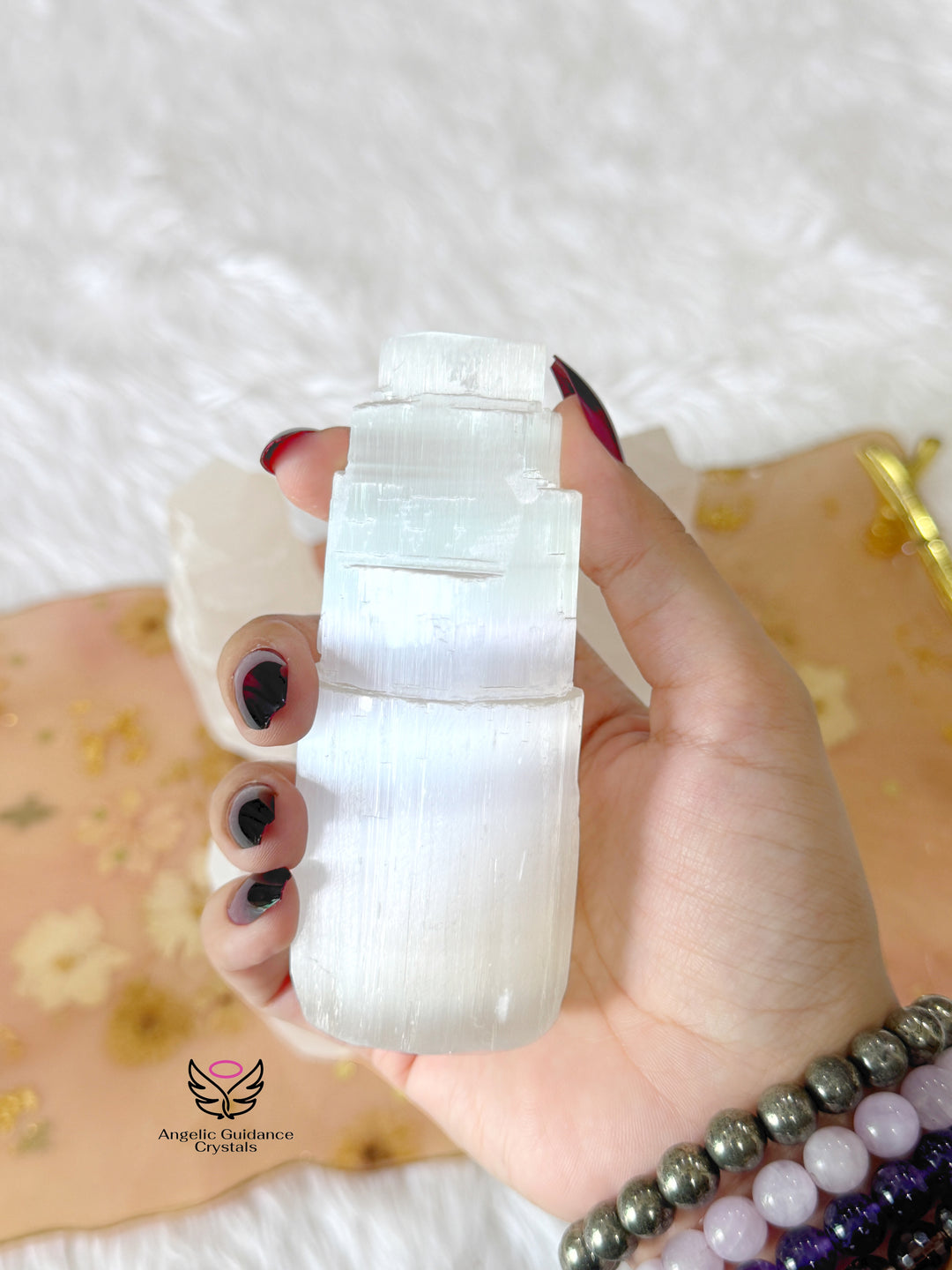 Selenite Iceberg Tower Medium