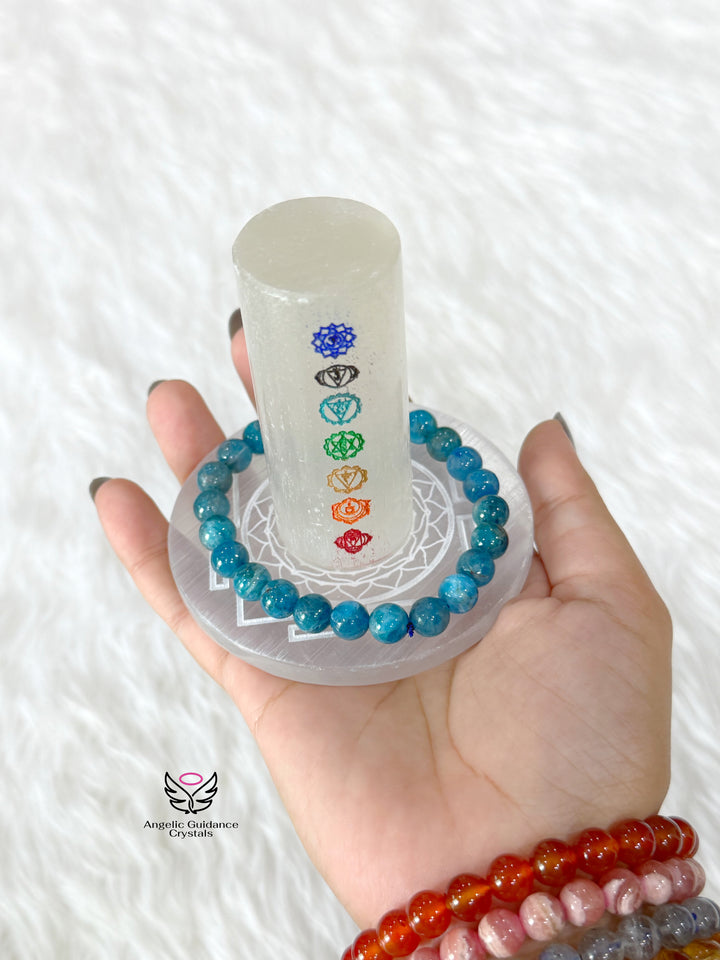 Selenite Bracelets Holder Medium