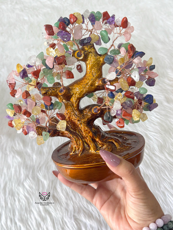 Seven Chakra Crystal Tree