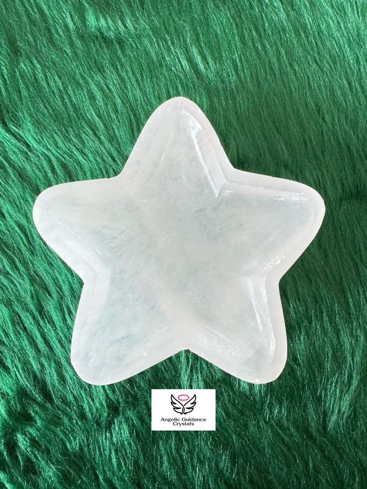 Selenite Star Bowl