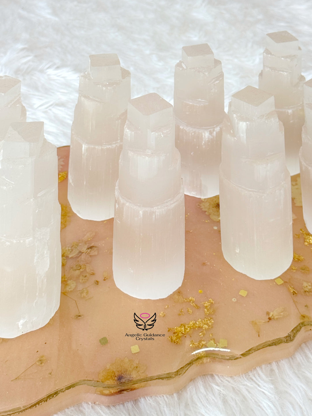 Selenite Iceberg Tower Medium