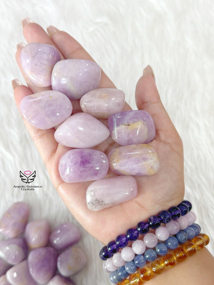 Kunzite Natural Tumble Medium