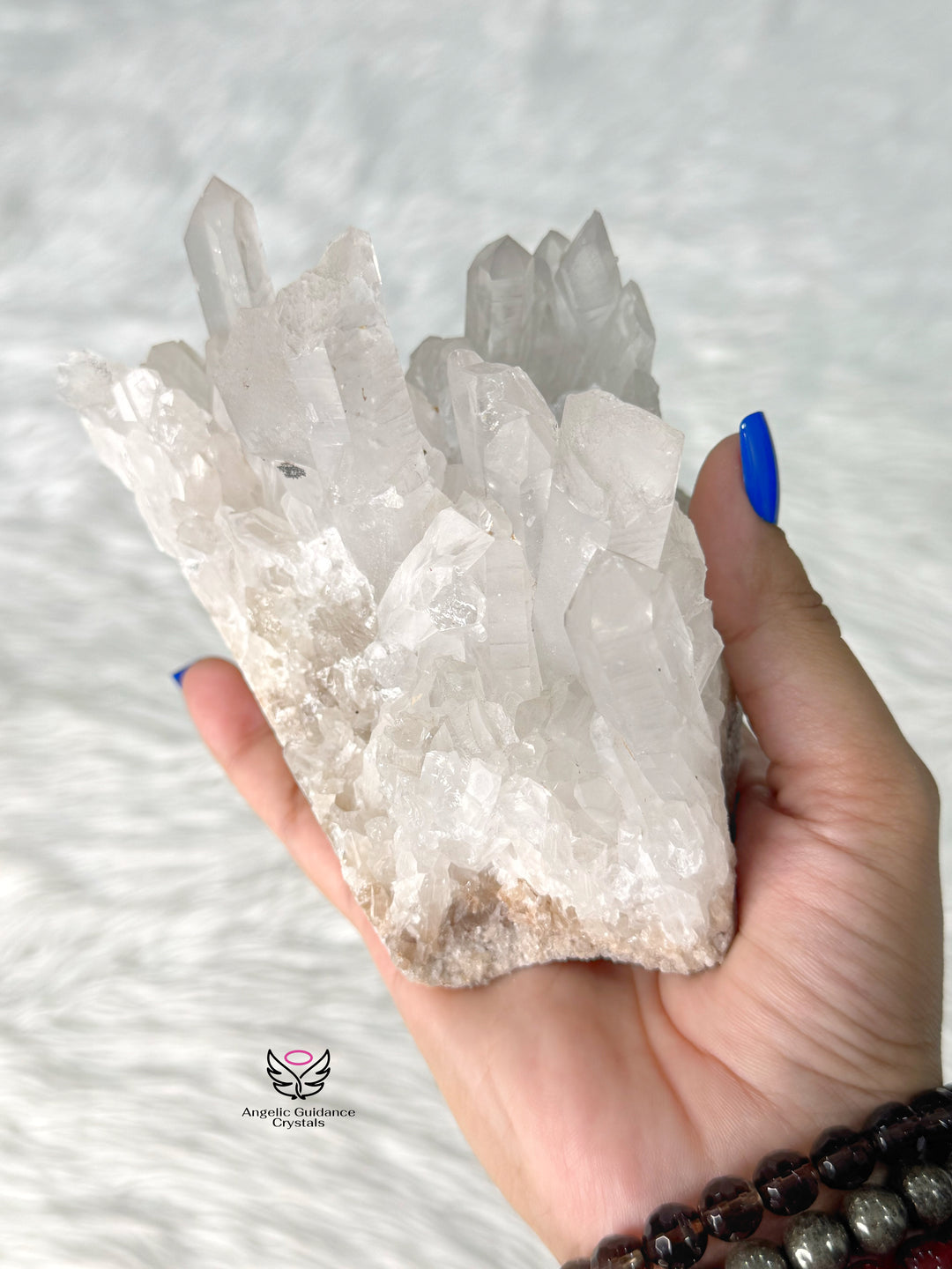Clear Quartz Lemurian Cluster 14
