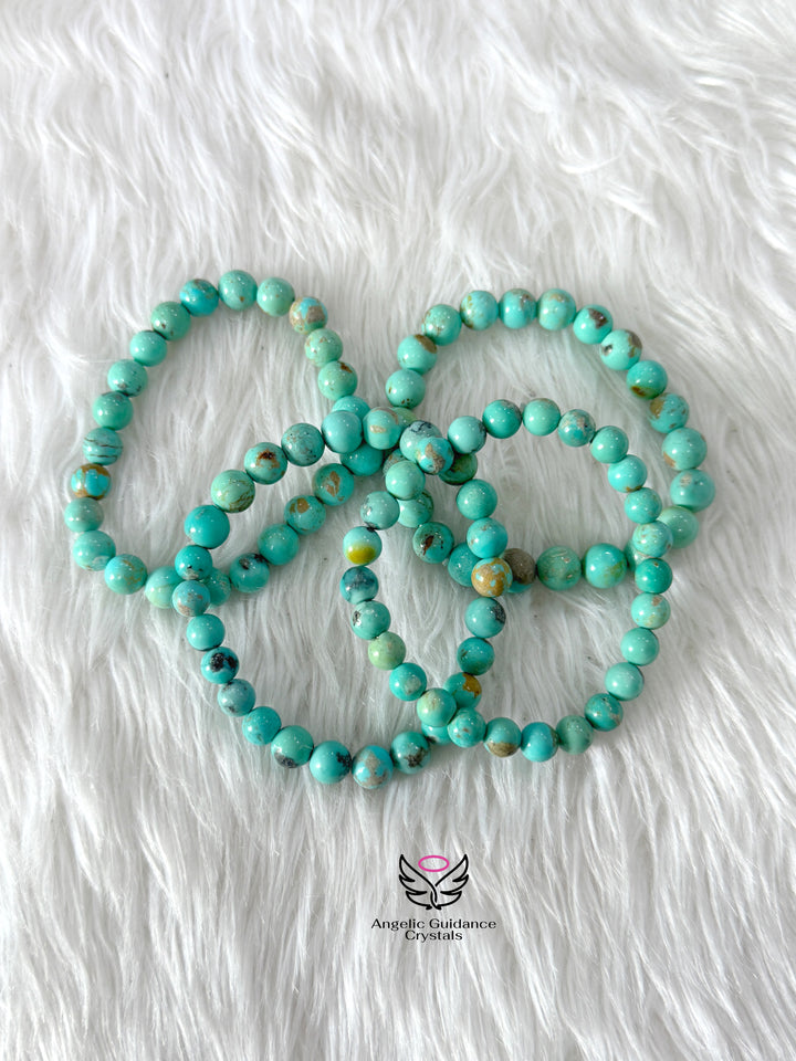 Turquoise Arizona Bracelet 8-9mm