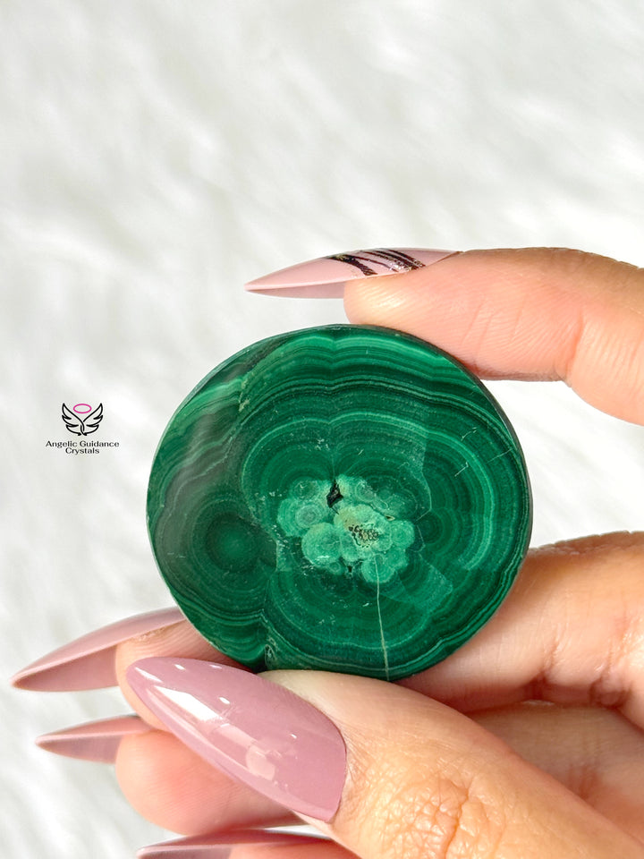 Malachite Slice Round
