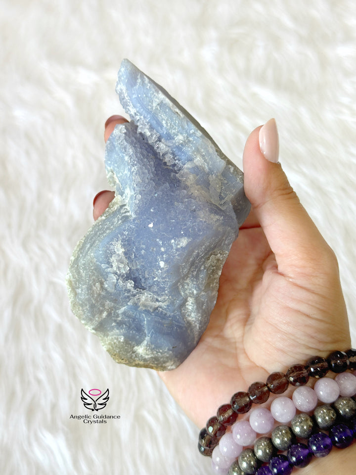 Blue Lace Agate Cluster Large