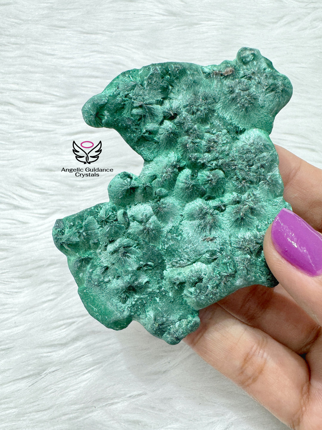 Malachite Velvet Cluster