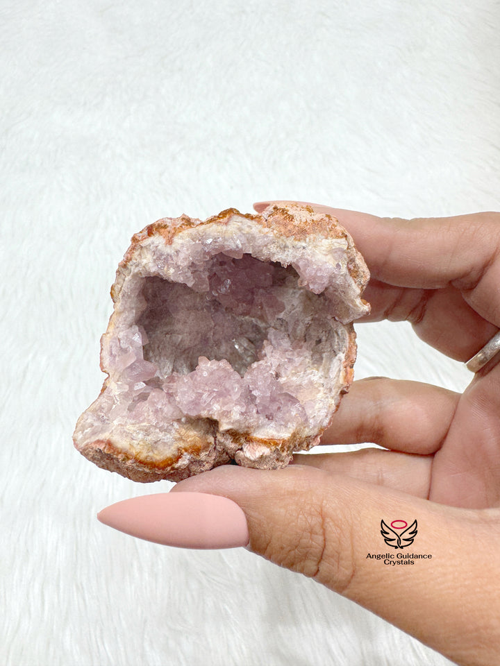 Pink Amethyst Cluster From Argentina