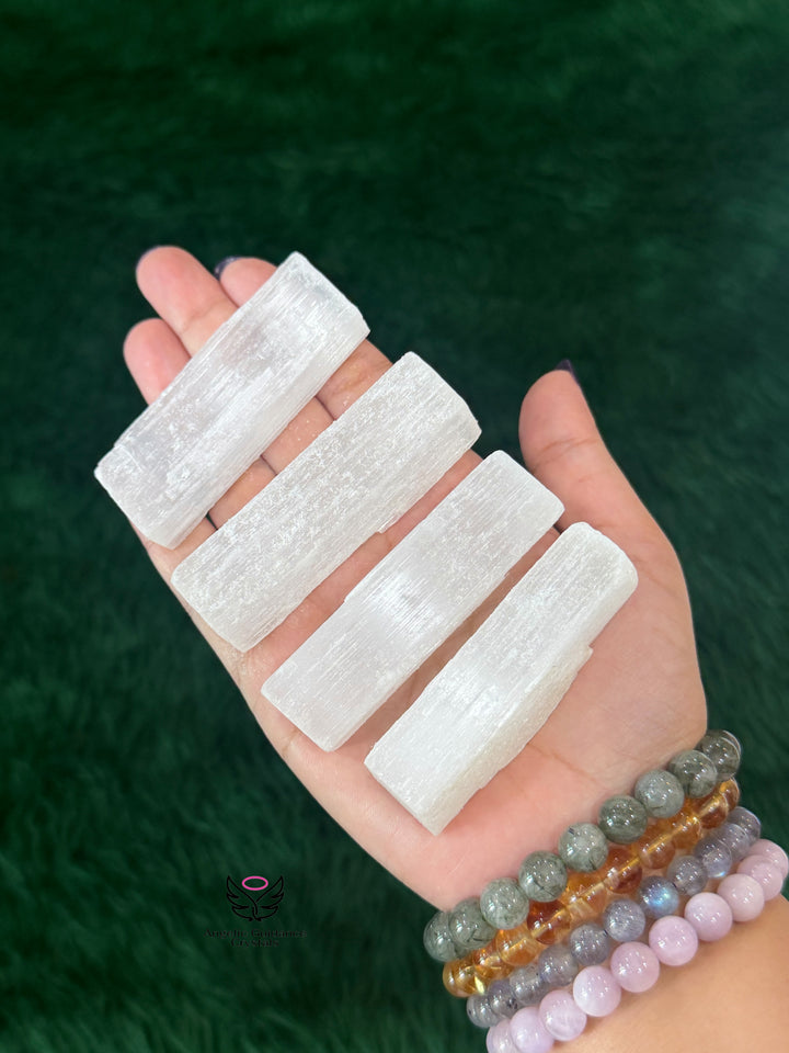 Selenite Raw Slab Medium