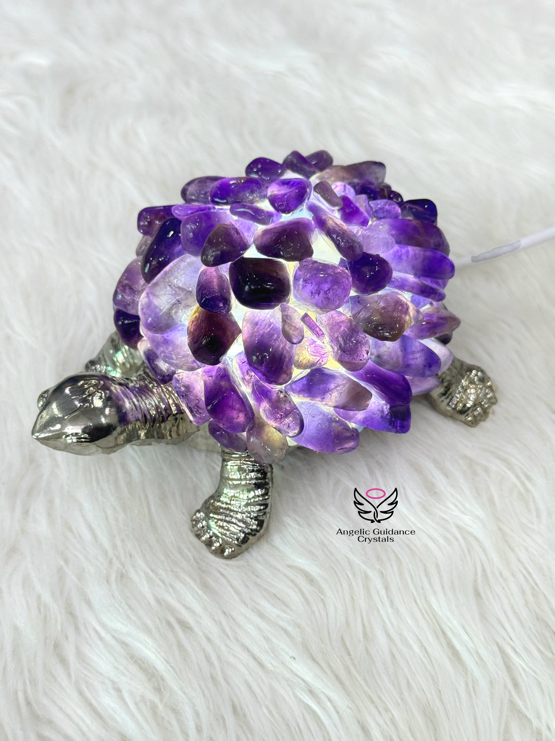 Amethyst Tortoise Lamp 1