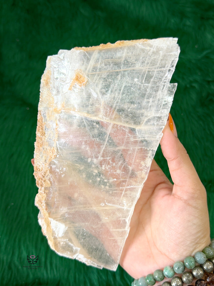 Selenite Transparent Raw Stone Xl 4