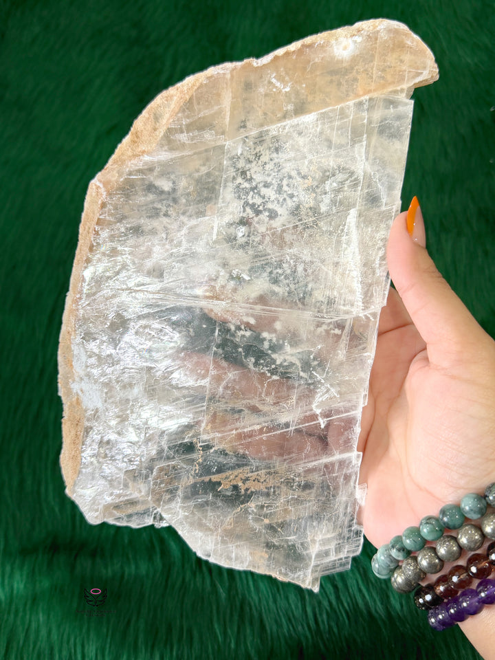 Selenite Transparent Raw Stone Xl 7