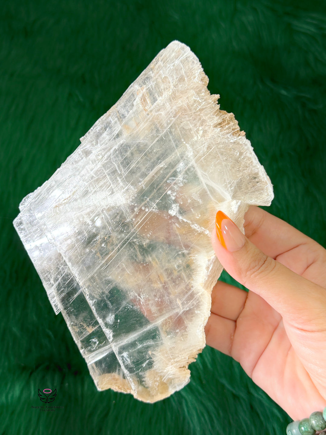 Selenite Transparent Raw Stone Large 2