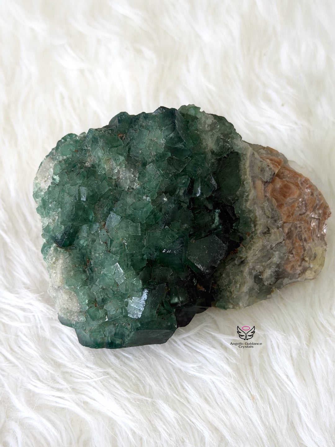 Green Fluorite Cubic Cluster 10