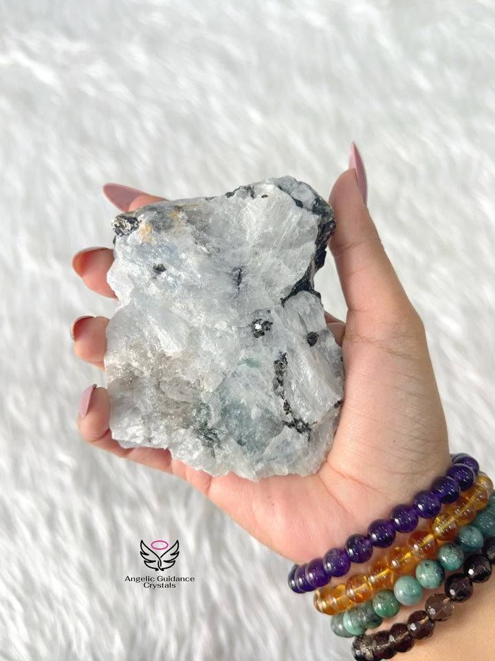 Rainbow Moonstone Raw stone Xlarge 1