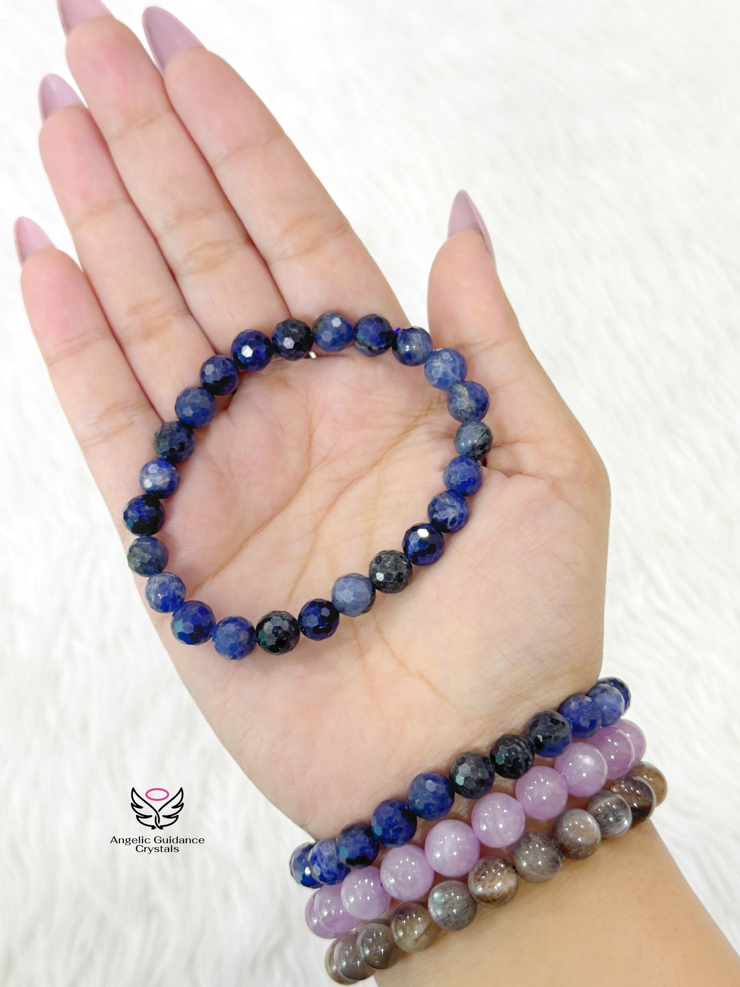 Sodalite Faceted Bracelet 8mm Aaa