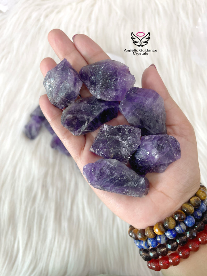 Amethyst Raw Stone Dark Small