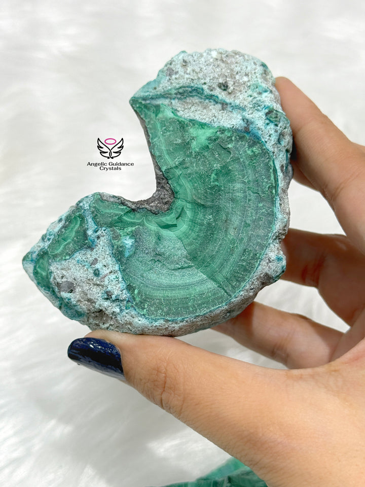 Malachite With Chrysocolla Raw Stone