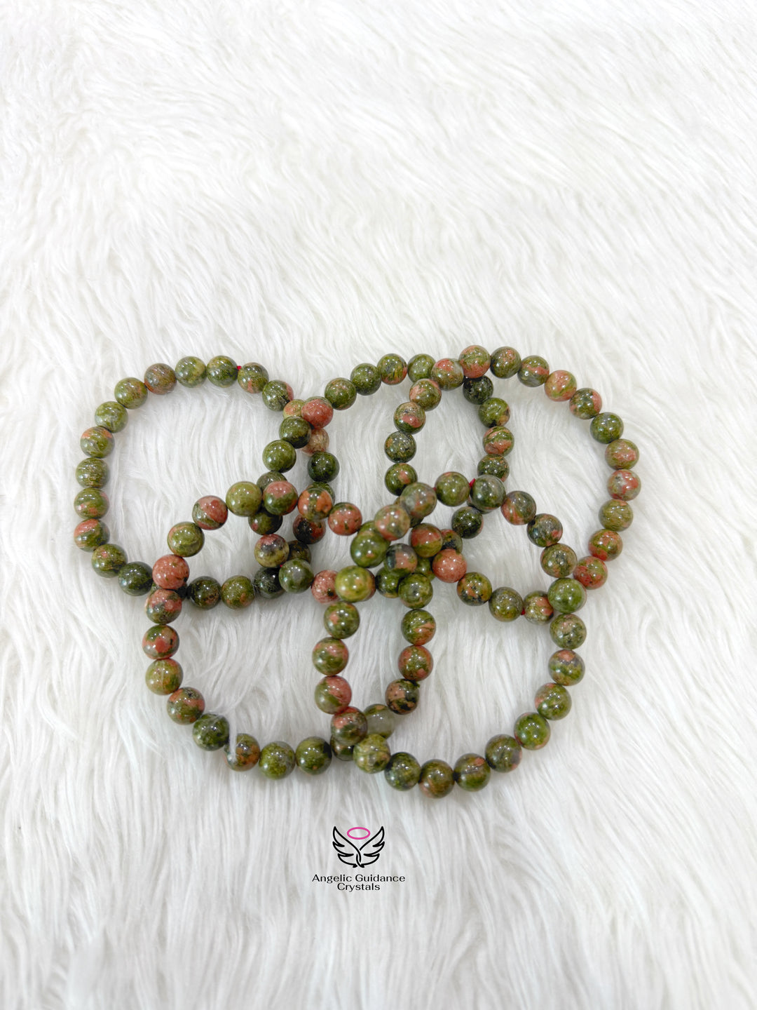 Unakite Bracelet 8mm