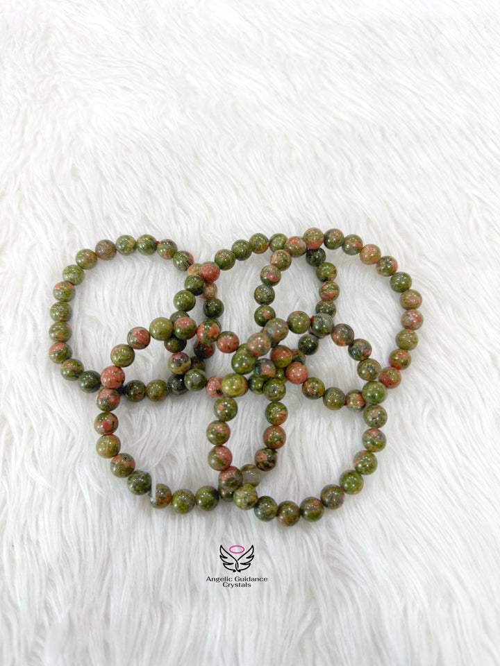 Unakite Bracelet 8mm
