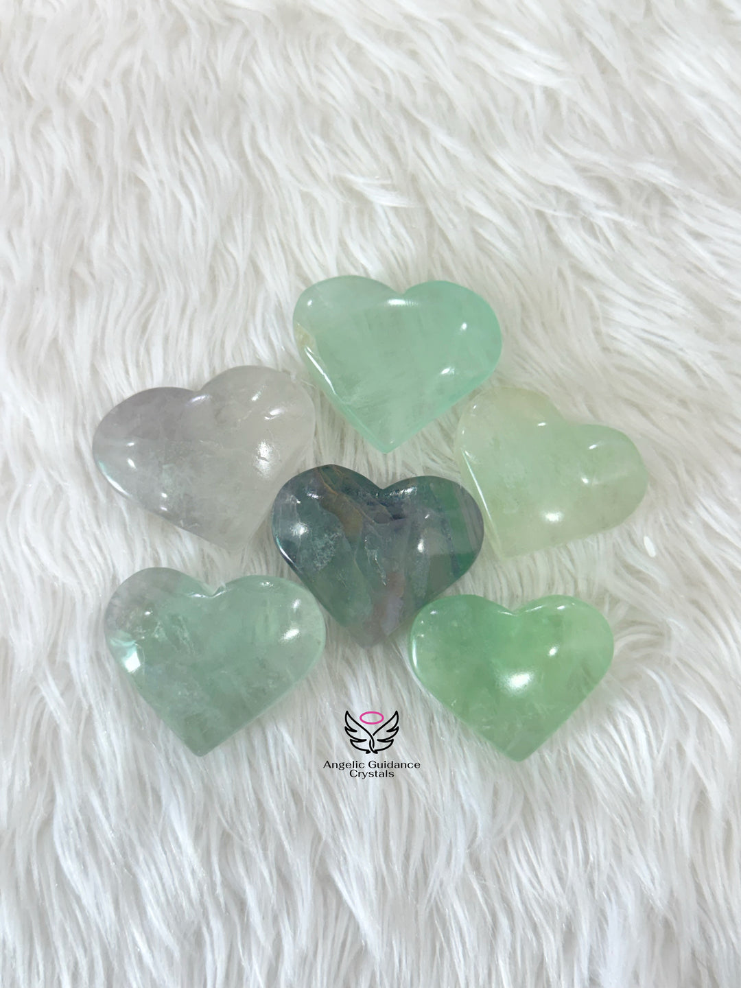 Green Fluorite Heart Small