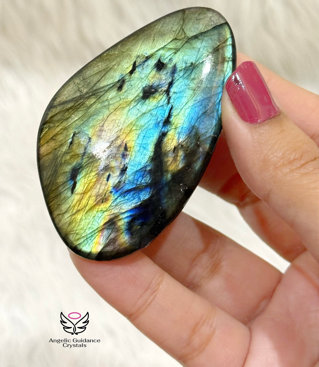 Labradorite Palm Stone 6