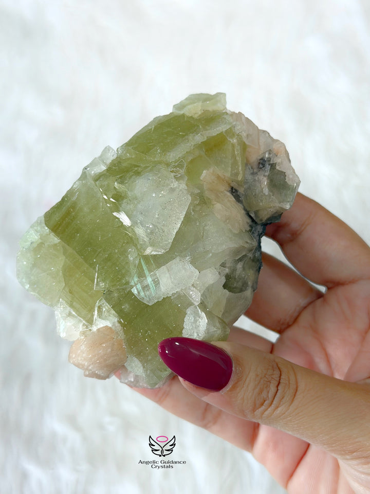 Green Apophyllite Cluster 