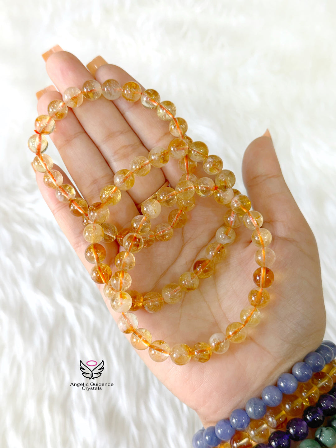 Citrine Bracelet AAA 8mm