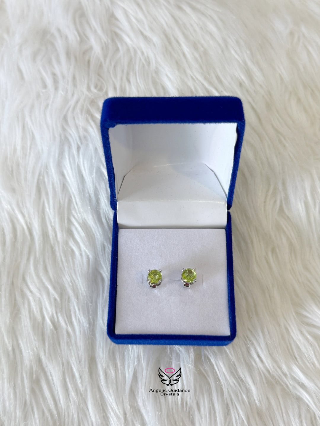Peridot Silver Earrings