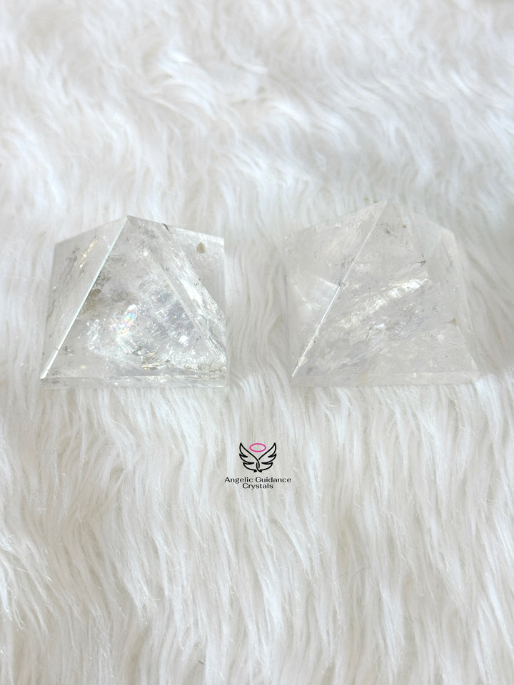 Clear Quartz Pyramid Small