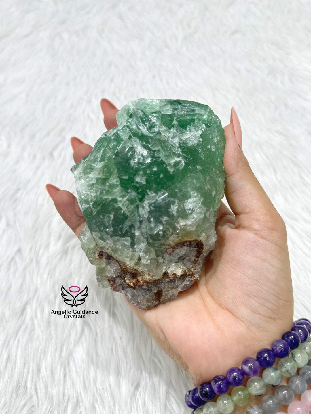 Green Fluorite Raw Stone #3