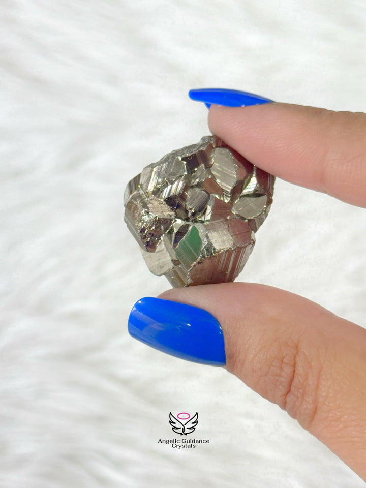 Pyrite Raw Cubic Cluster Small AAA