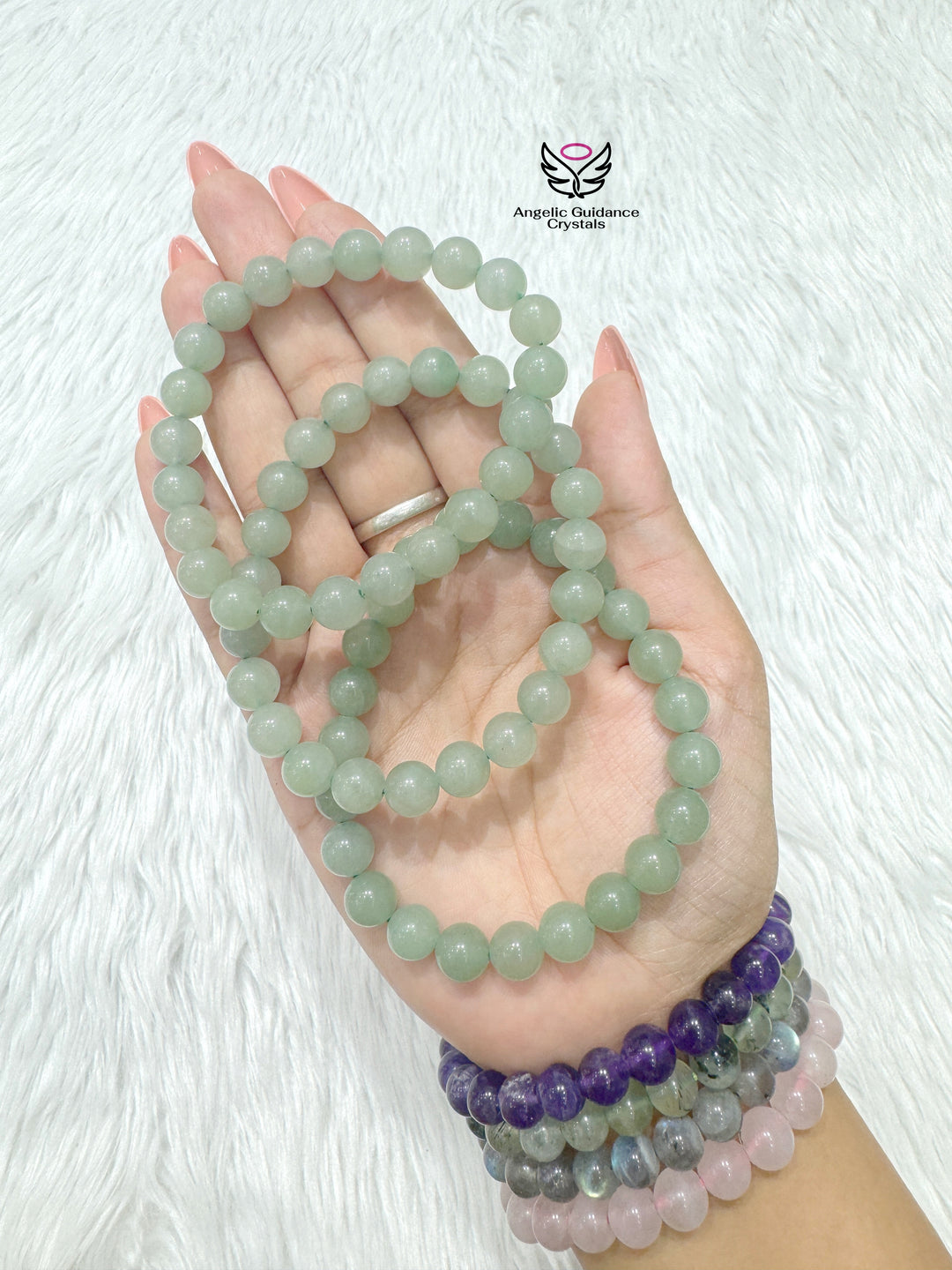 Green Aventurine Round Bracelet