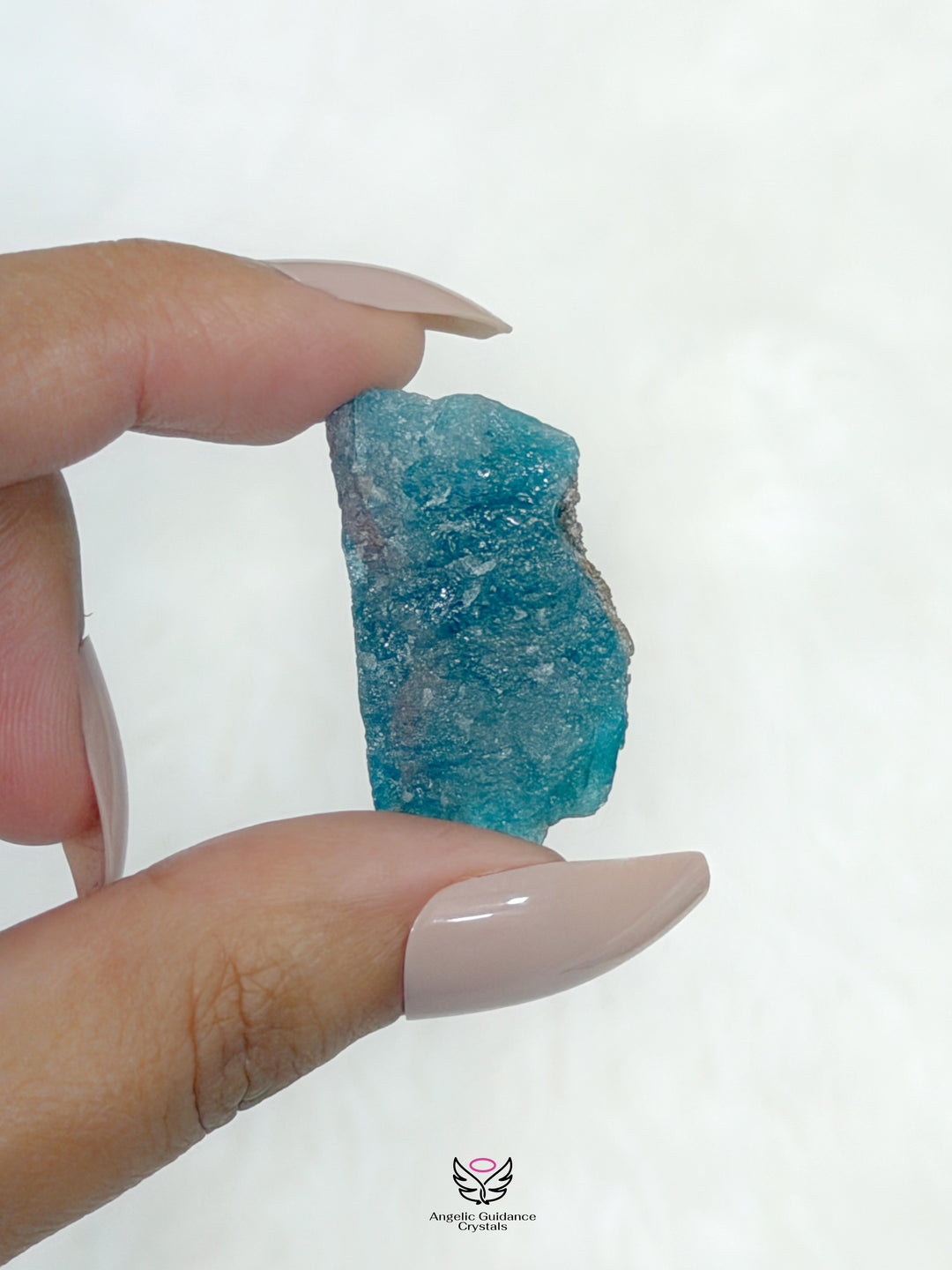Blue Apatite Raw Stone 1