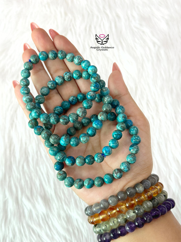 African Turquoise Round Bracelet