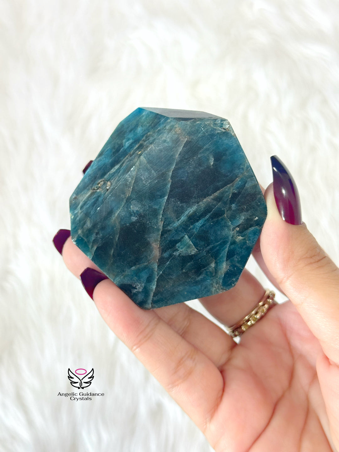 Blue Apatite Freeform Large