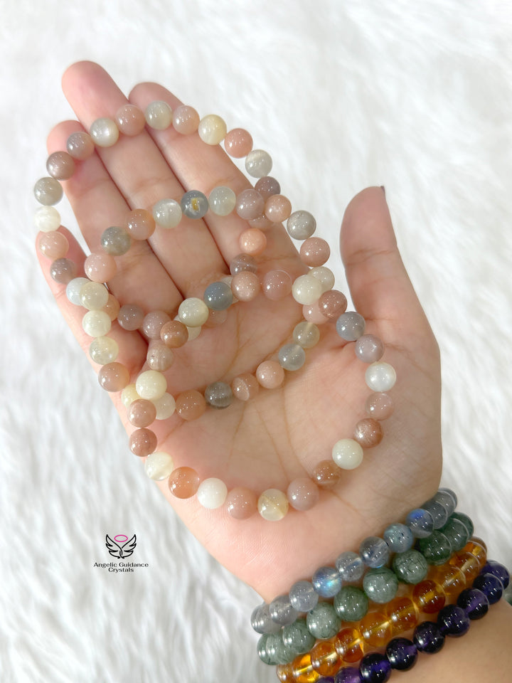 Multi Moonstone Bracelet AAA