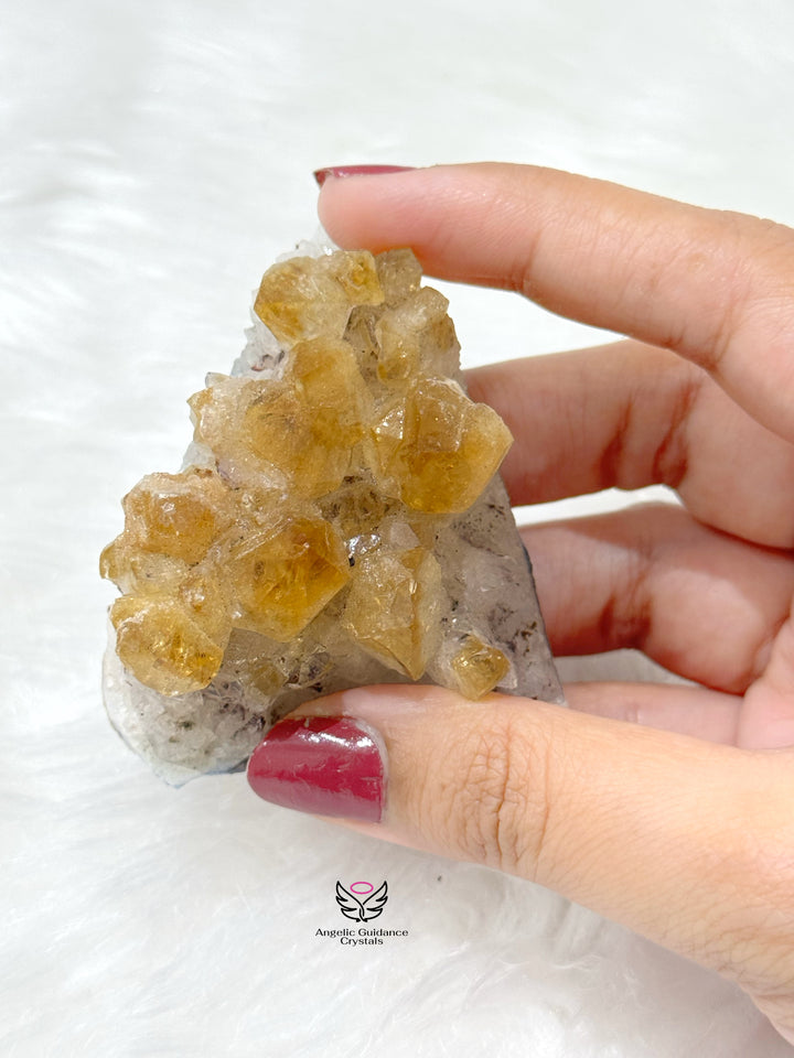 Citrine Cluster Small
