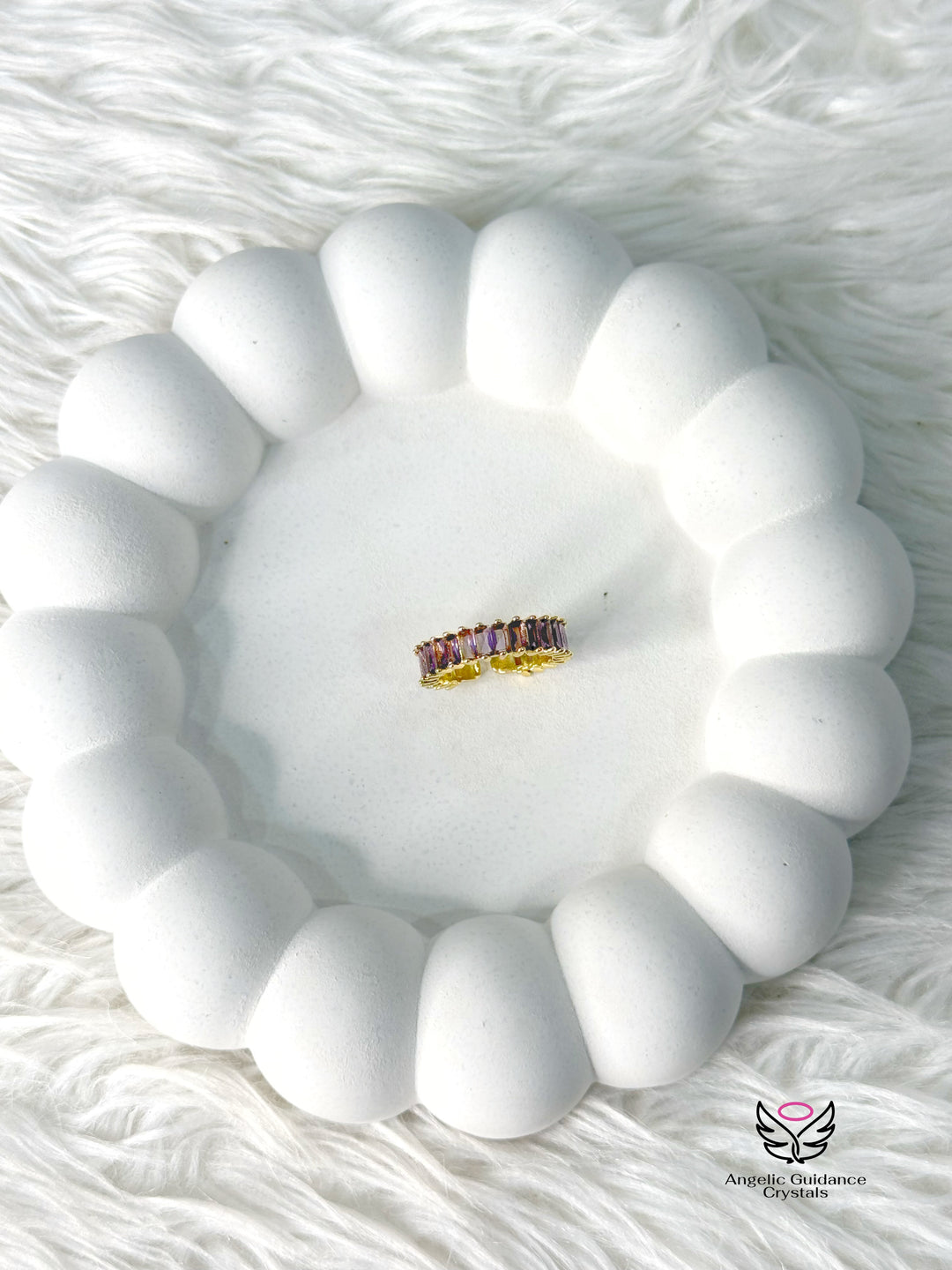 Amethyst Anti Tarnish Ring