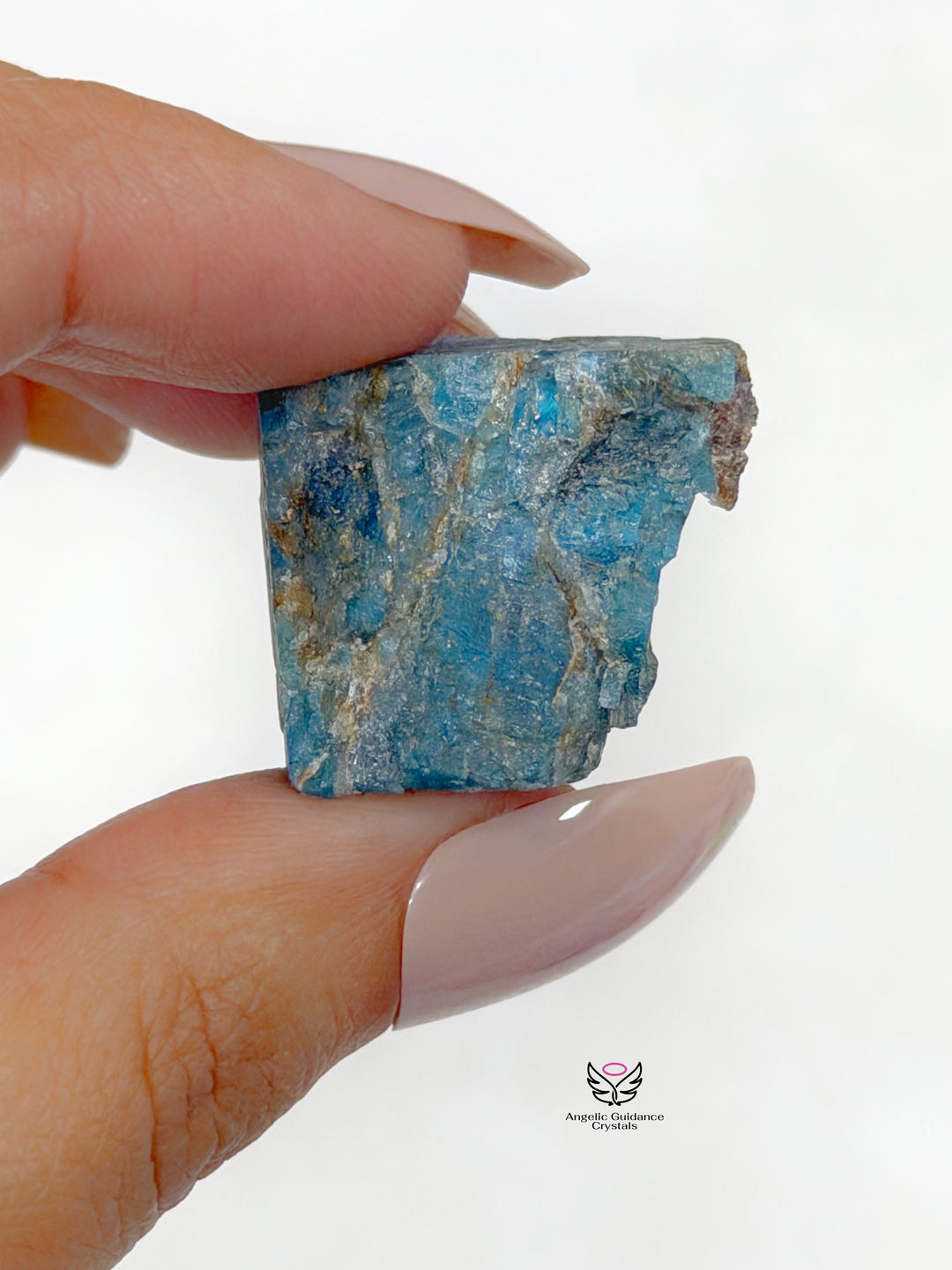 Blue Apatite Raw Stone 2