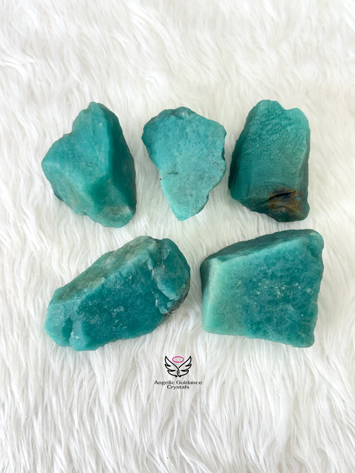 Amazonite Raw Stone Large Aaa