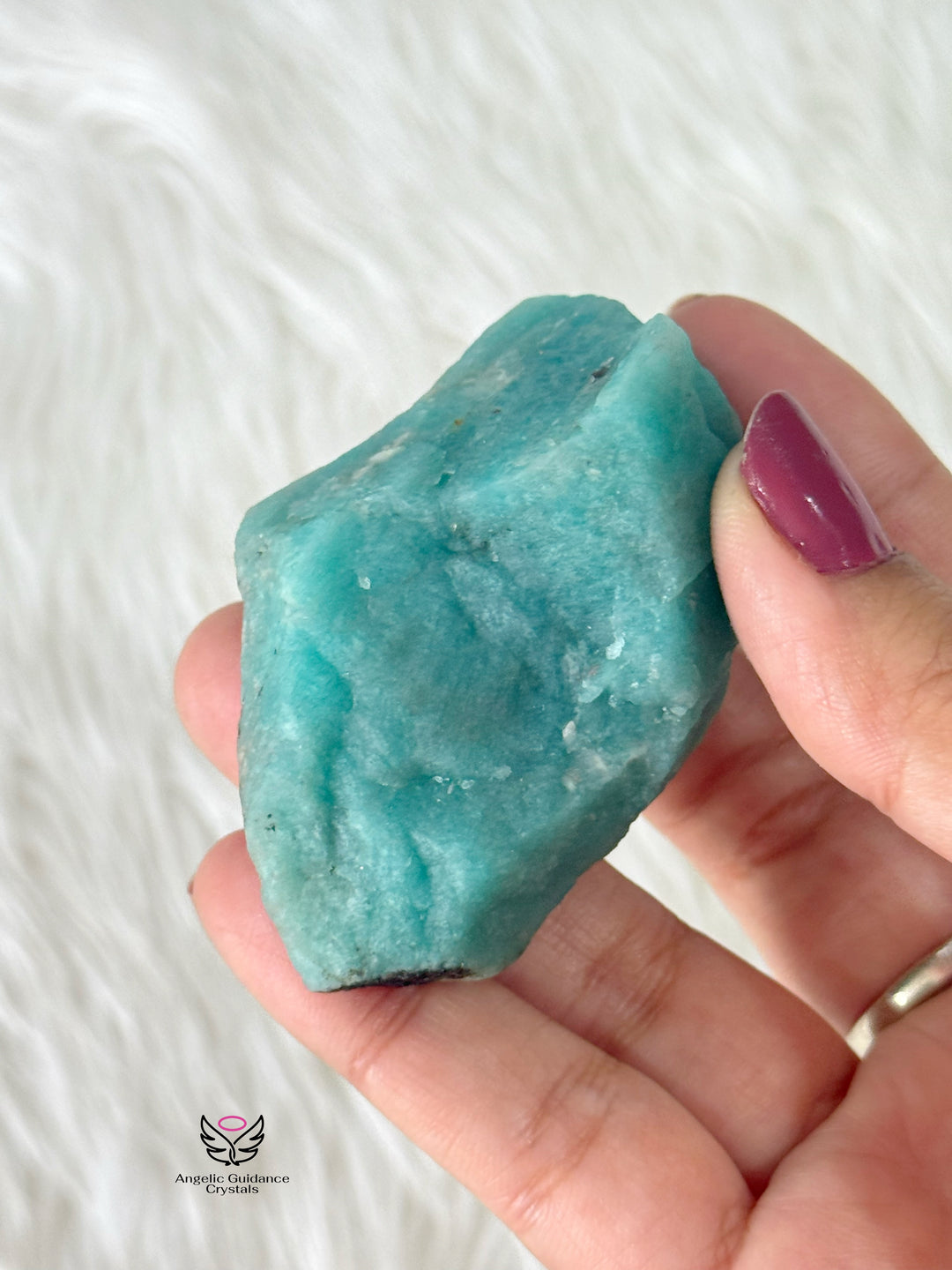 Amazonite Raw Stone Medium Aaa