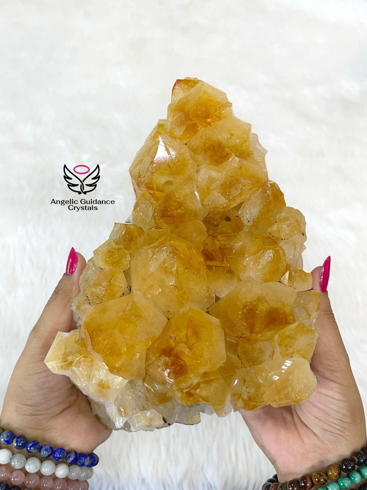 Citrine Cluster Xl Size 3