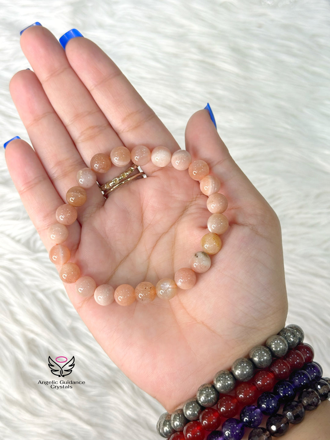 Sunstone Bracelet AA 8mm