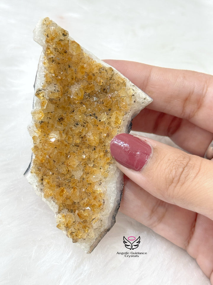 Citrine Cluster Small